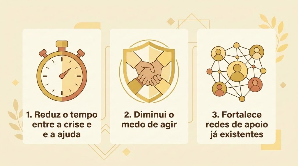 primeiros socorros emocionais
passos